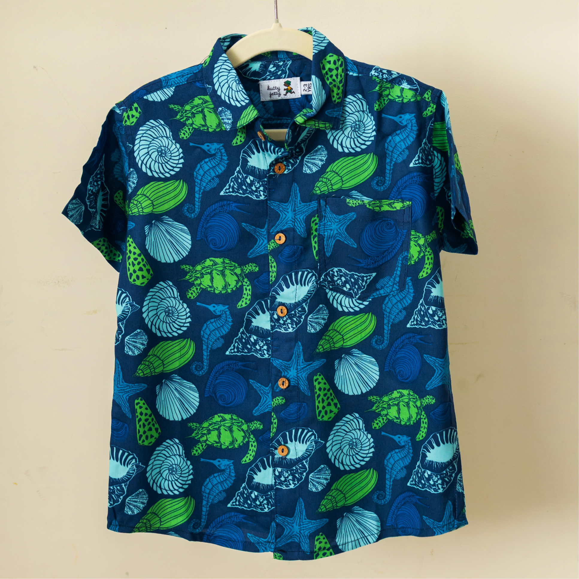 Blue & White Sea Creatures and Things